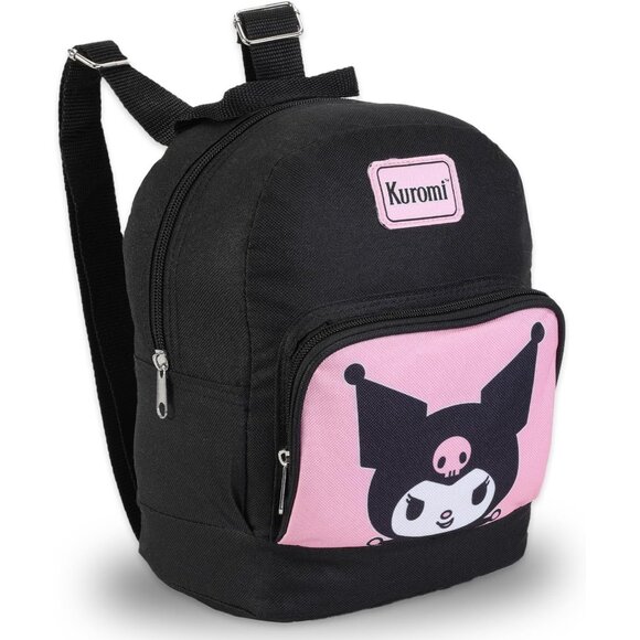 Water-Resistant 10" Faux Leather Hello Kitty Mini Backpack - Must-Have Purse - Picture 1 of 8